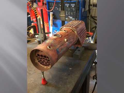 Steam Locomotive 9F Build Part 18 - Professional boiler making by Paul Tompkins