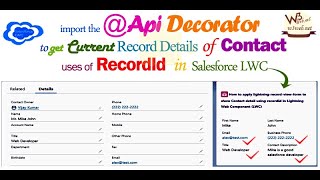 How to pass recordId to get current Contact record using lightning-record-view-form Salesforce LWC