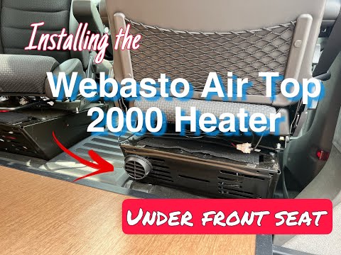 Ford Transit Van Build | Installing the Webasto Air Top 2000 Heater | Learn from our Mistakes!