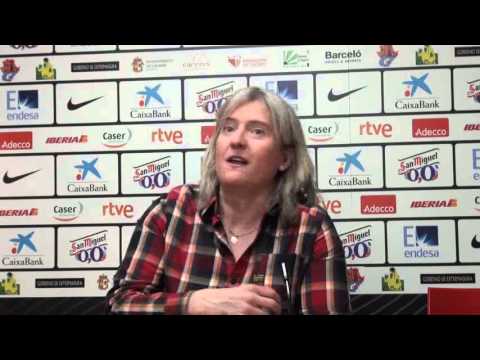 Fase de Ascenso 2013. Día 3. Rueda de prensa Aros León. Natalia López e Isabel Fernández