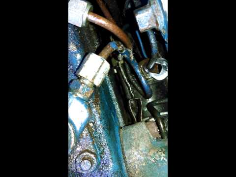 Bleeding the Perkins 4-108: 2nd Step