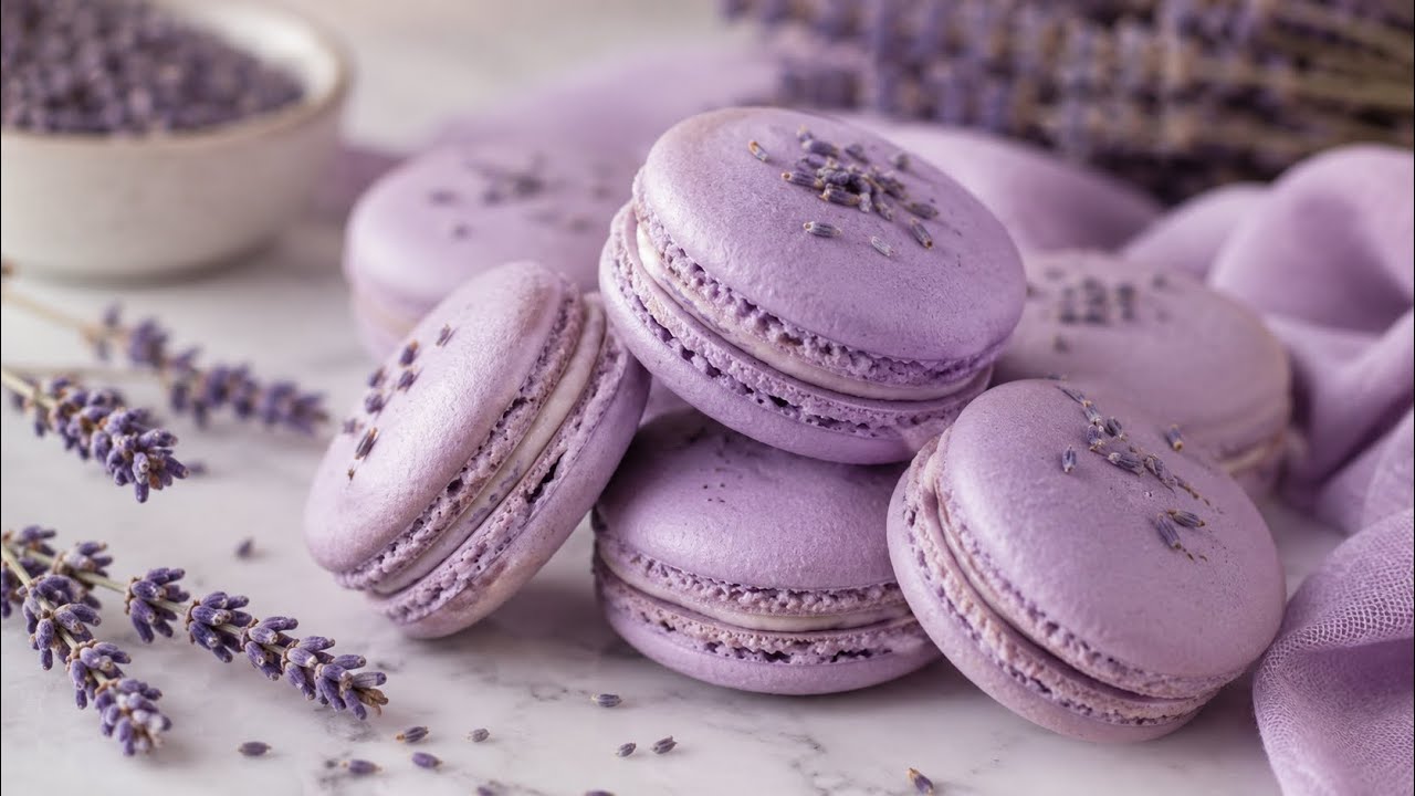 Lavender Macarons by abigail β recipe photo