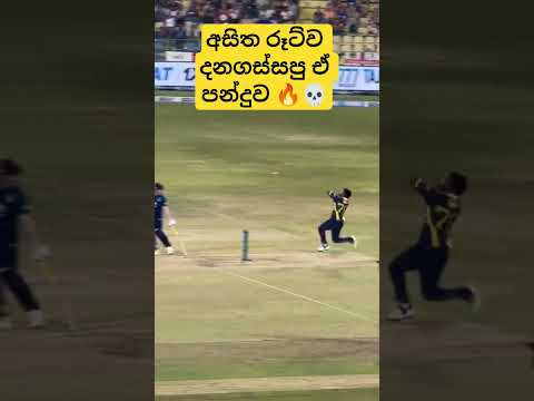 අසිත ජෝ රූට්ව දනගස්සපු ඒ යොර්කර් එක 🔥🥹එකනම් වැටුනා සැරටම 💀🔥#AsithaFernando #humor #communitysupport