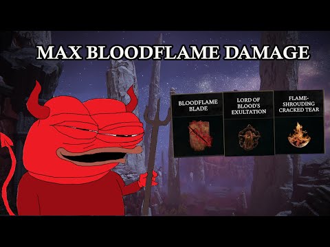 This Is What Max Bloodflame Damage Looks Like in Elden Ring