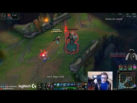 Bjergsen Ekko vs Orianna MID S7 Ranked Gameplay