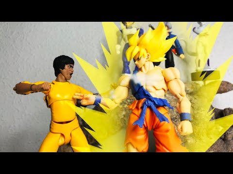 Dragon Ball - Goku vs Bruce Lee Part 2 - Stop Motion