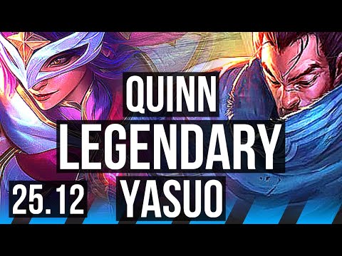 QUINN vs YASUO (MID) | Penta, Legendary | EUW Master | 25.12