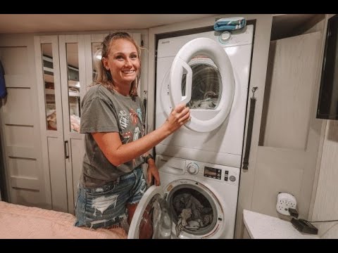 We got a washer and dryer installed in our RV at Camping World