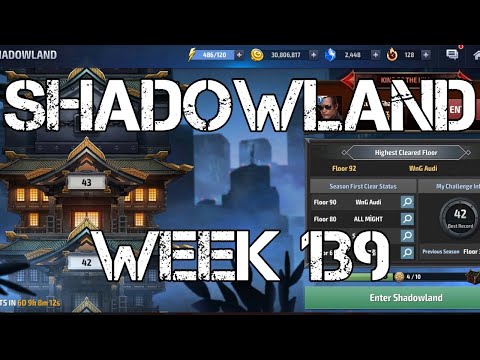 CLEARING SHADOWLAND AFTER V710 UPDATE WITH ALL UNIS WEEK 139 MARVEL FUTURE FIGHT