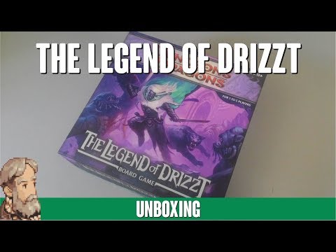 THE LEGEND OF DRIZZT - Dungeons and Dragons Boardgame | UNBOXING