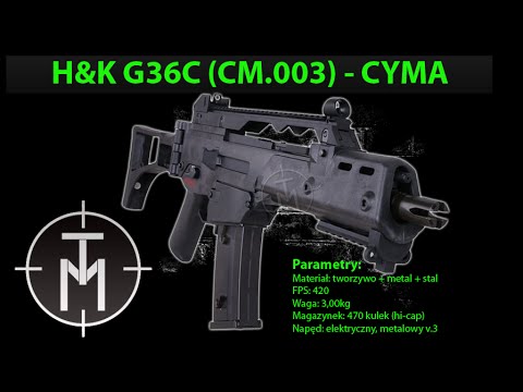 H&K G36C (CM.003) FIRMY CYMA - TANIEMILITARIA.PL
