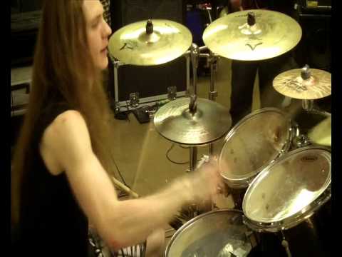 Aeon rehearshal with Emil Wiksten - Kill Them All - Drum Cam December 2012