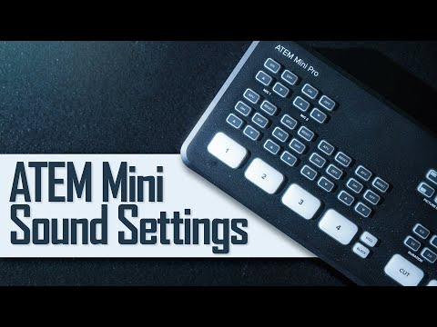 ATEM Mini Sound Settings - Compressor, EQ, Limiter, Expander