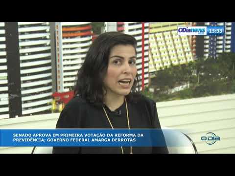O DIA NEWS 03 10  Naiana Moraes (Advogada PrevidenciaÌria) - Reforma da PrevideÌ‚ncia