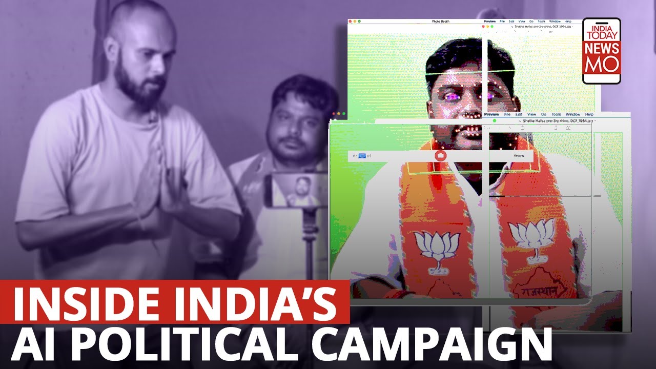 News feature: how Indian political parties use AI deepfakes, featuring Divyendra Jadoun