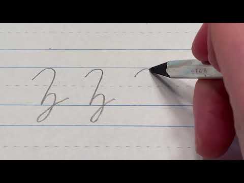 Capital "Z" in cursive