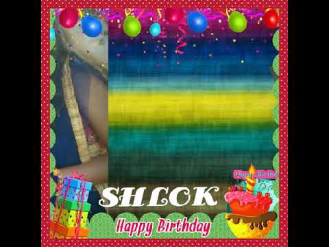 Birthday video making idea