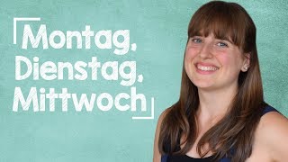 Learn the days of the week in German - Wochentage - A1 [with Jacqueline]
