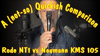 Video thumbnail for Rode NT1 vs Neumann KMS 105 -  in reponse to a request. Earthworks Ethos for Narration. by Anton Browne