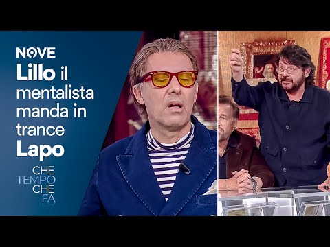 Lillo il mentalista manda in trance Lapo | Che tempo che fa