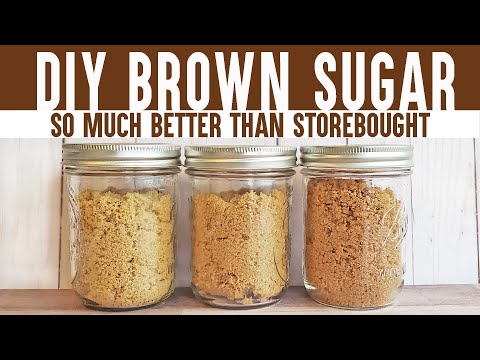 DIY BROWN SUGAR | Make Your Own Pantry Staples = better than storebought!