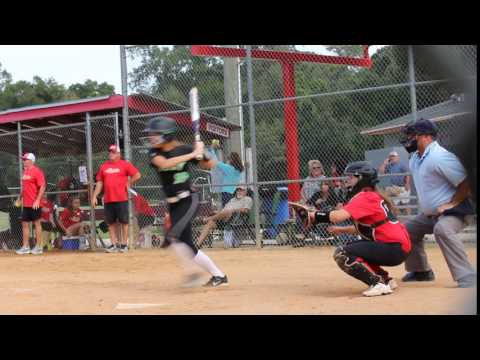 Fastpitch softball Jax Fury #99  hitting left handed