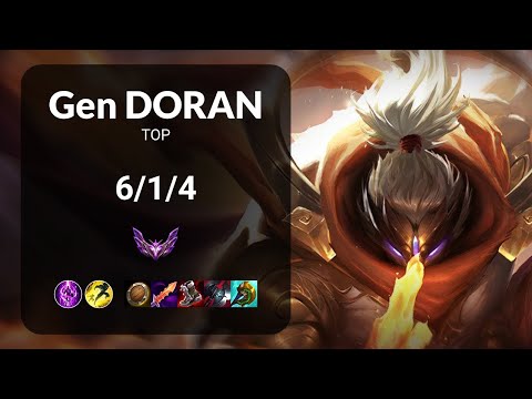 Gen Doran Jax vs Aatrox TOP - KR  Patch 13.15