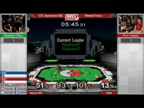 CFL Smackdown 126 Melee - Hungrybox + Envy vs Plup + Derdian - Doubles WInners Finals