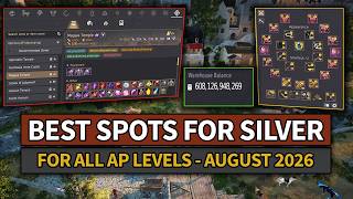 Updated Best Grind Spots To Make Silver For ALL AP Levels in Black Desert | August 2026