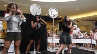 Fifth Harmony - Miss Movin&#39; On / I Knew You Were Trouble - Square One Mall (7/15/13)