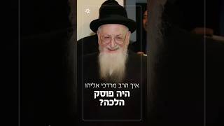 איך הרב מרדכי אליהו היה פוסק הלכה? | הרב שמואל אליהו (הרב שמואל אליהו) - התמונה מוצגת ישירות מתוך אתר האינטרנט יוטיוב. זכויות היוצרים בתמונה שייכות ליוצרה. קישור קרדיט למקור התוכן נמצא בתוך דף הסרטון