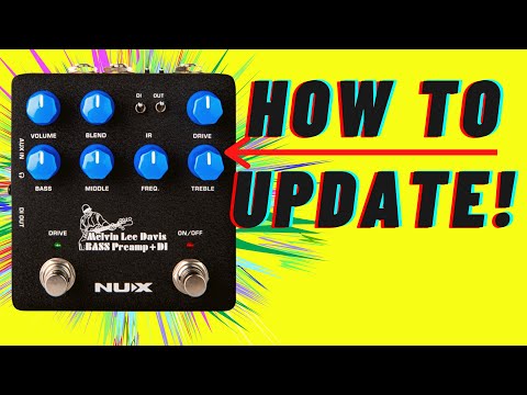 Nux Update Firmware Update the Verdugo Series