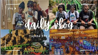 GOLD REEF CITY VLOG:we rode every extreme ride at gold reef city 