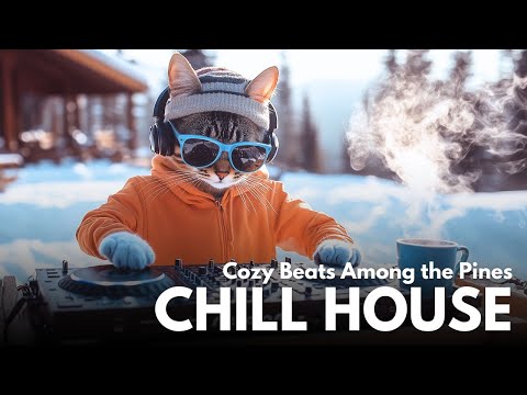 Chill House from a Mountain Cabin 🪵🔥 | Cozy Beats Among the Pines