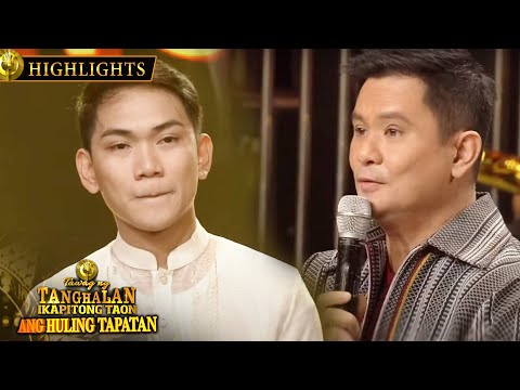 Hurado Ogie tries to make grand finalist Vensor laugh Tawag Ng Tanghalan