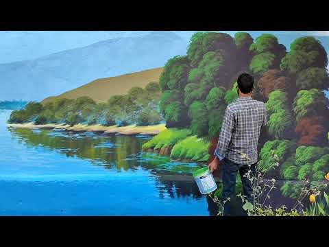 @Ramesh Art99.weathercoat Wall painting part 2