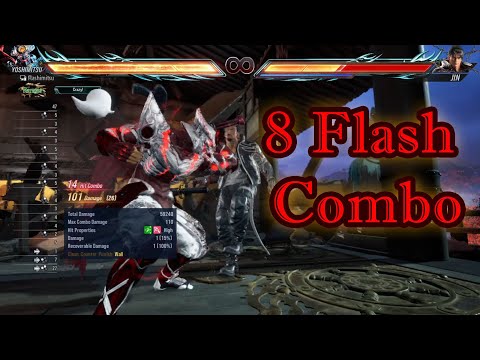 8 Flash Combo With Guide - Tekken 8 Yoshimitsu