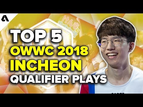 Top 5 Overwatch World Cup Incheon Qualifier Plays | OWWC 2018