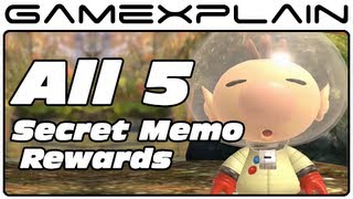 Pikmin 3 - All 5 Secret Memos Reward Video (Unlockable)
