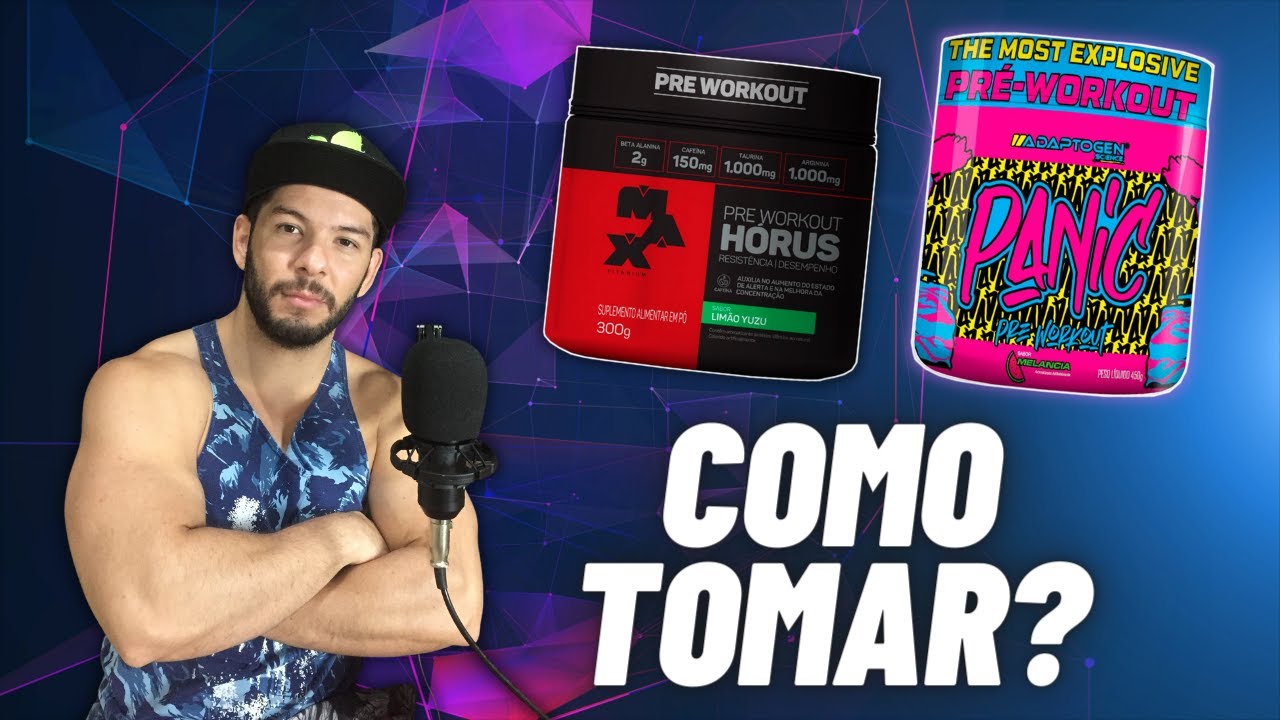 COMO TOMAR O HÓRUS (Max Titanium) e PANIC (Adaptogen)