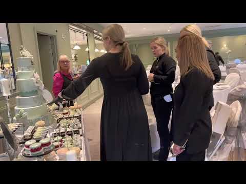 Royal wedding cake and sweet buffet made by Irina. Wedding venue in Ireland. FaIRy Cakes, nice candy