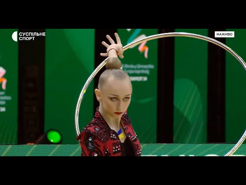Viktoriia Onopriienko Hoop Qual 33,450 - European Championships Budapest 2024