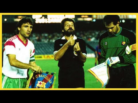 On this day, Barcelona fans met Hristo Stoichkov!