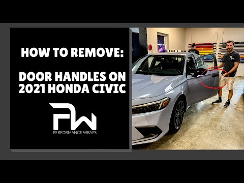 How to remove 2021 Honda Civic DOOR HANDLES