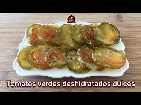 Tomates verdes deshidratados dulces | tomate verde seca