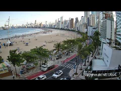 Balneário Camboriú AO VIVO - Mira la vista directamente desde el Hotel Marambaia.