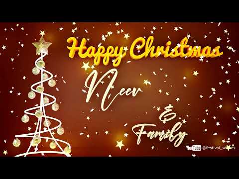 Neev #Christmas #special #video #wish Happy Christmas song - Happy Christmas wishes to you