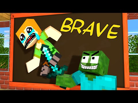 Minecraft Mobs :  Brave 2 - Minecraft Animation