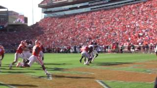 preview picture of video 'Dominique Brown Touchdown vs. Clemson 10-11-2014'