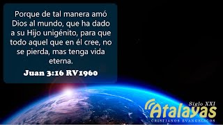 Porque de tal manera amó Dios al mundo...